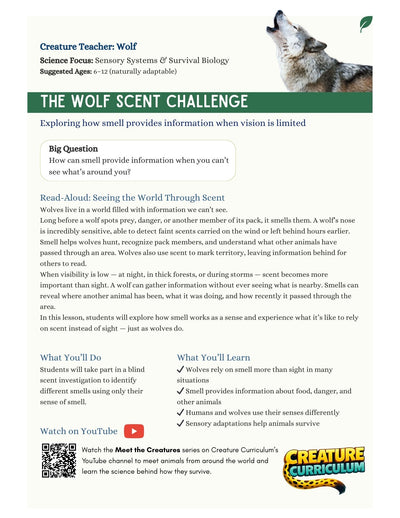 Chemical Signals and Scent - Wolves
