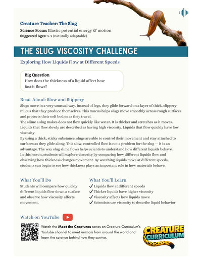 Viscosity and Liquid Flow - Slugs
