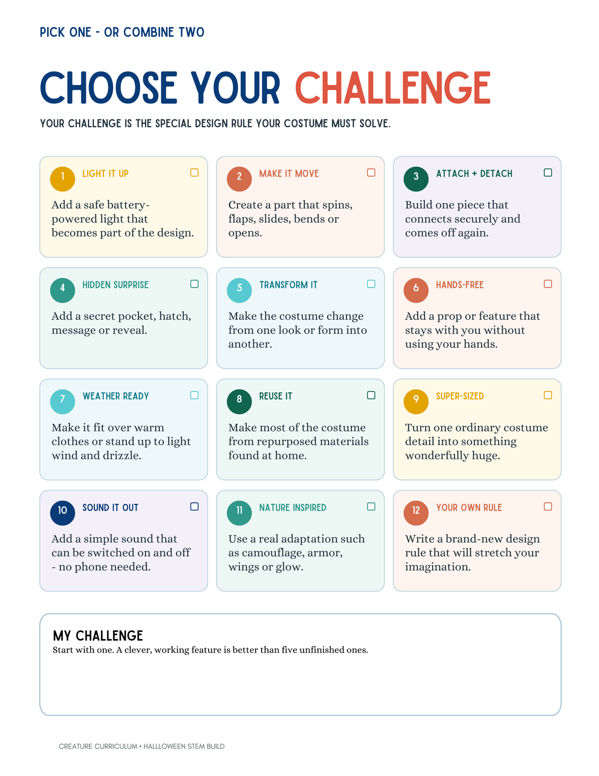 DIY Halloween Costume Challenge