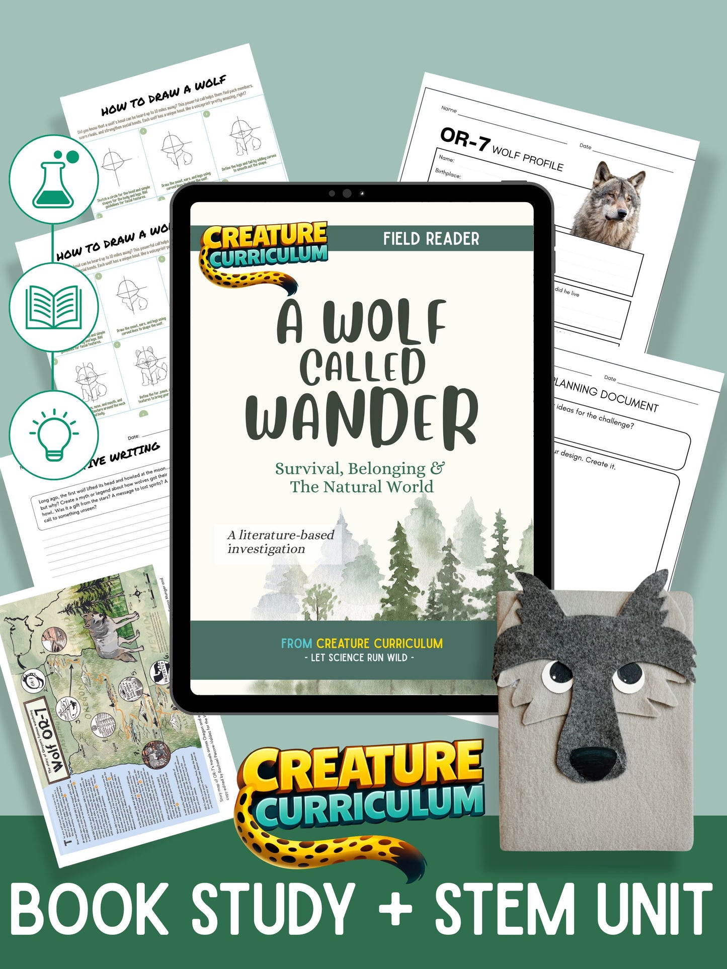 A Wolf Called Wander Novel - Book Study