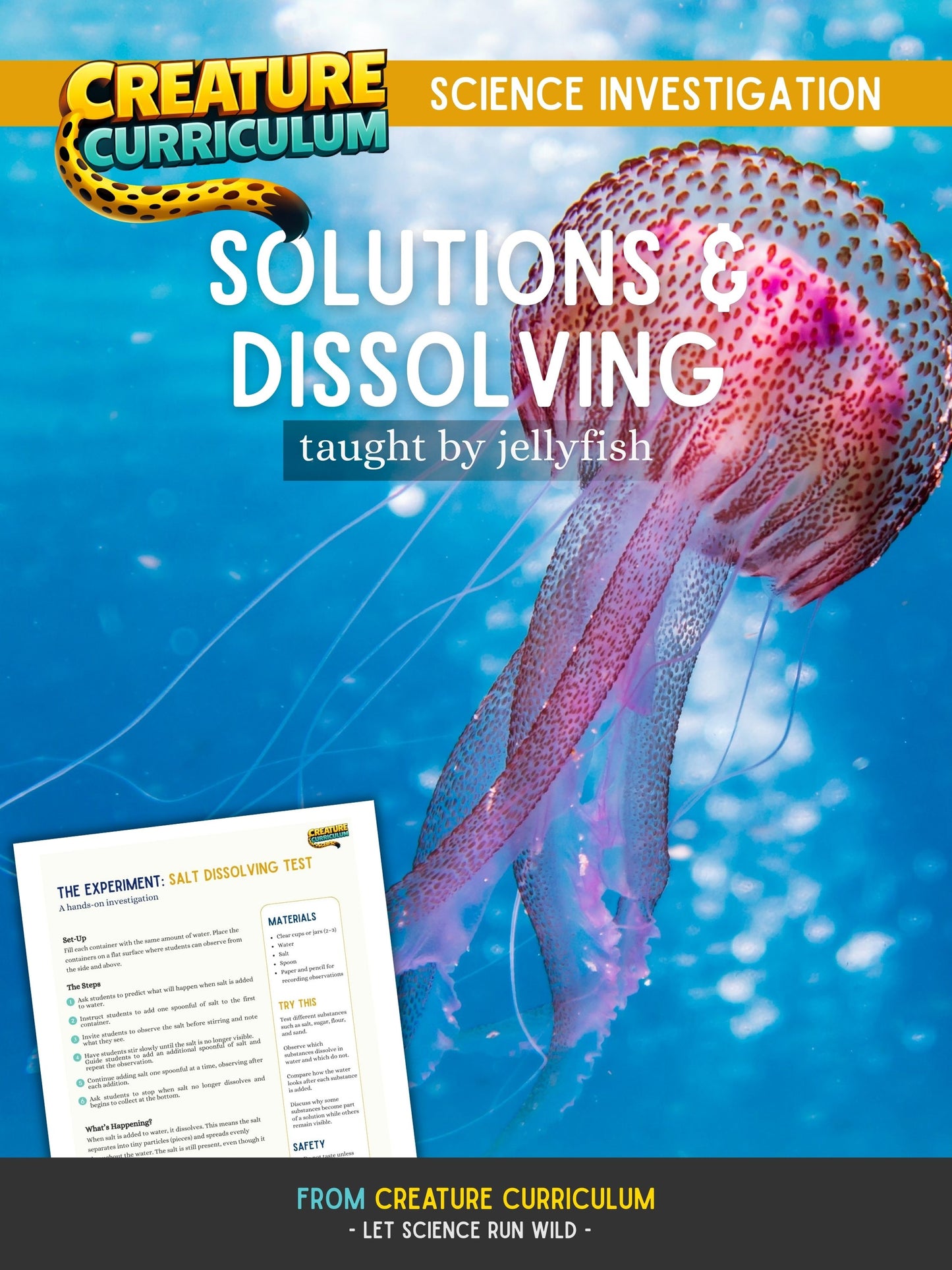 Solutions and Dissolving - Jellyfish