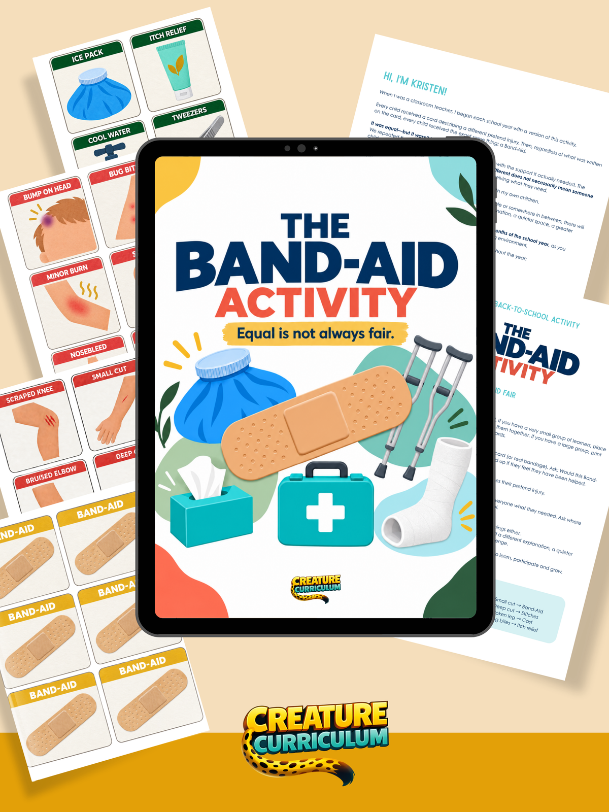 The Band-Aid Activity — equal is not always fair