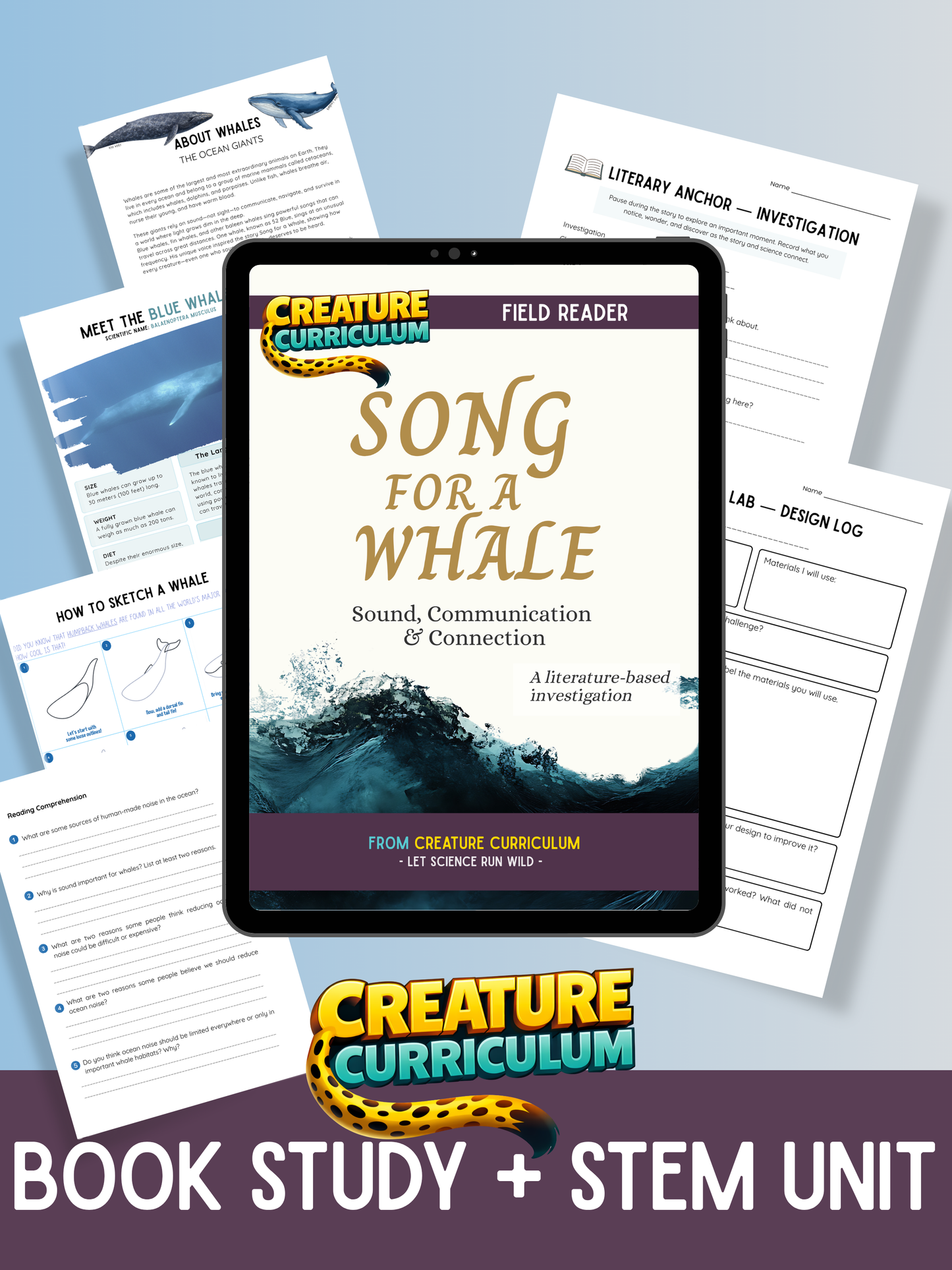 Song for a Whale Novel - Book Study