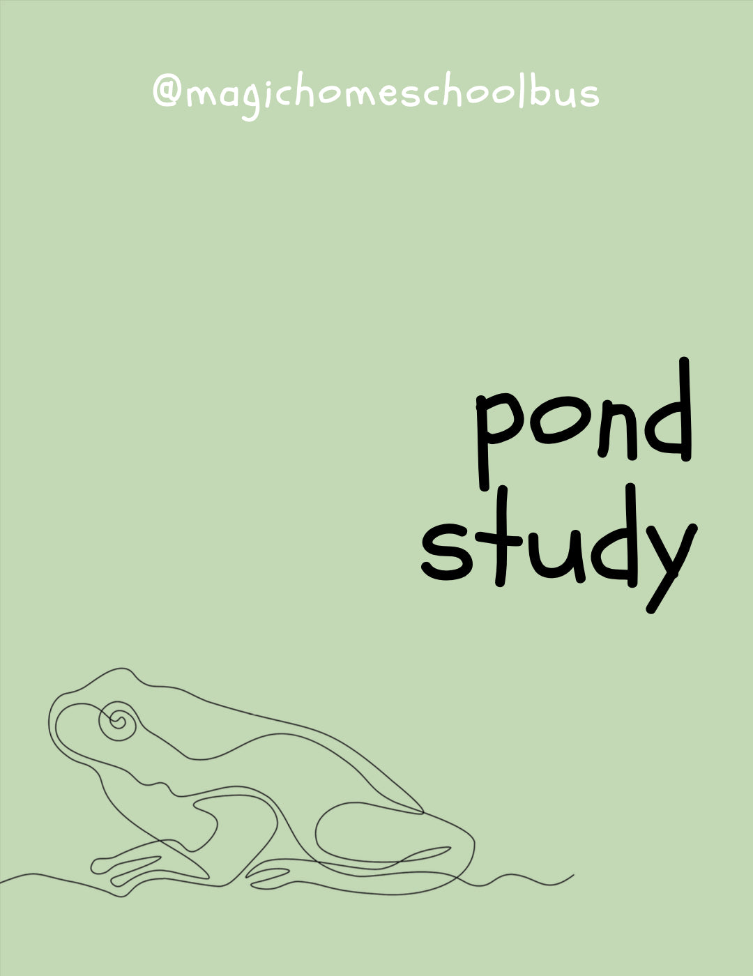 Magic Homeschool Bus - Pond Study