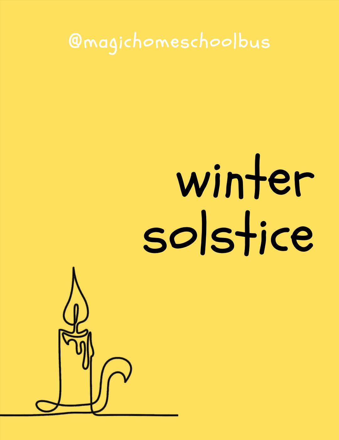 Magic Homeschool Bus - Winter Solstice Study