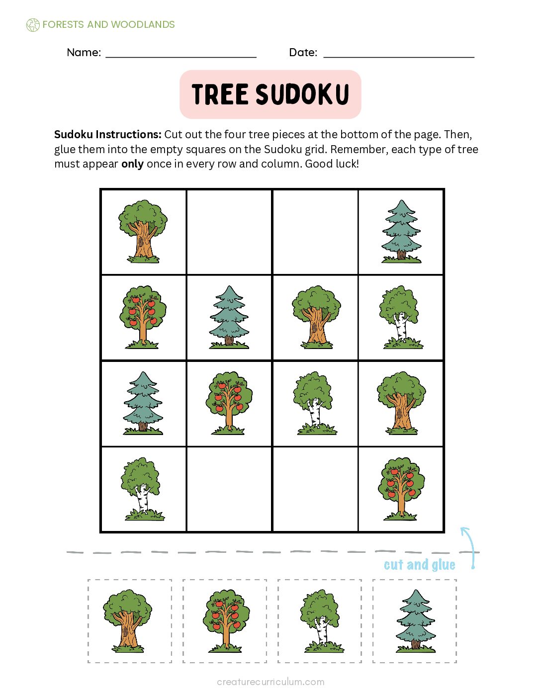 Forest Floor Sudoku Pack