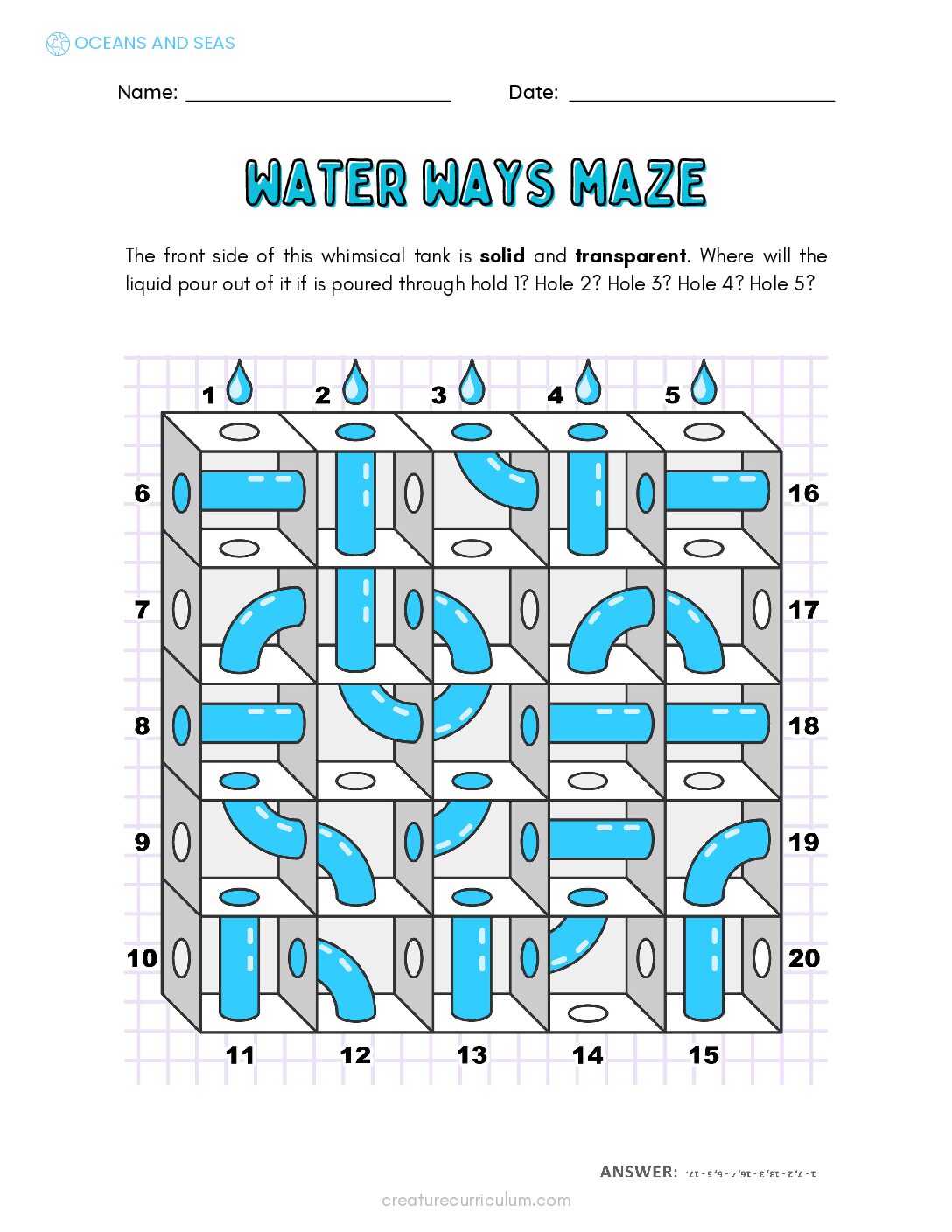 Water Ways Maze